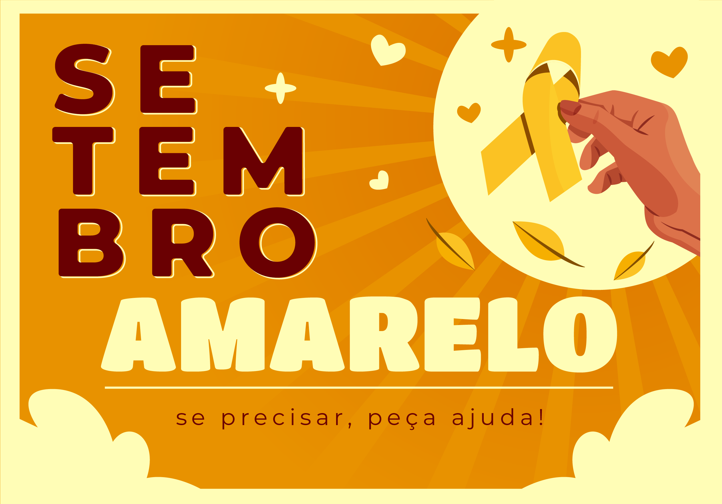 Setembro Amarelo: se precisar, peça ajuda!